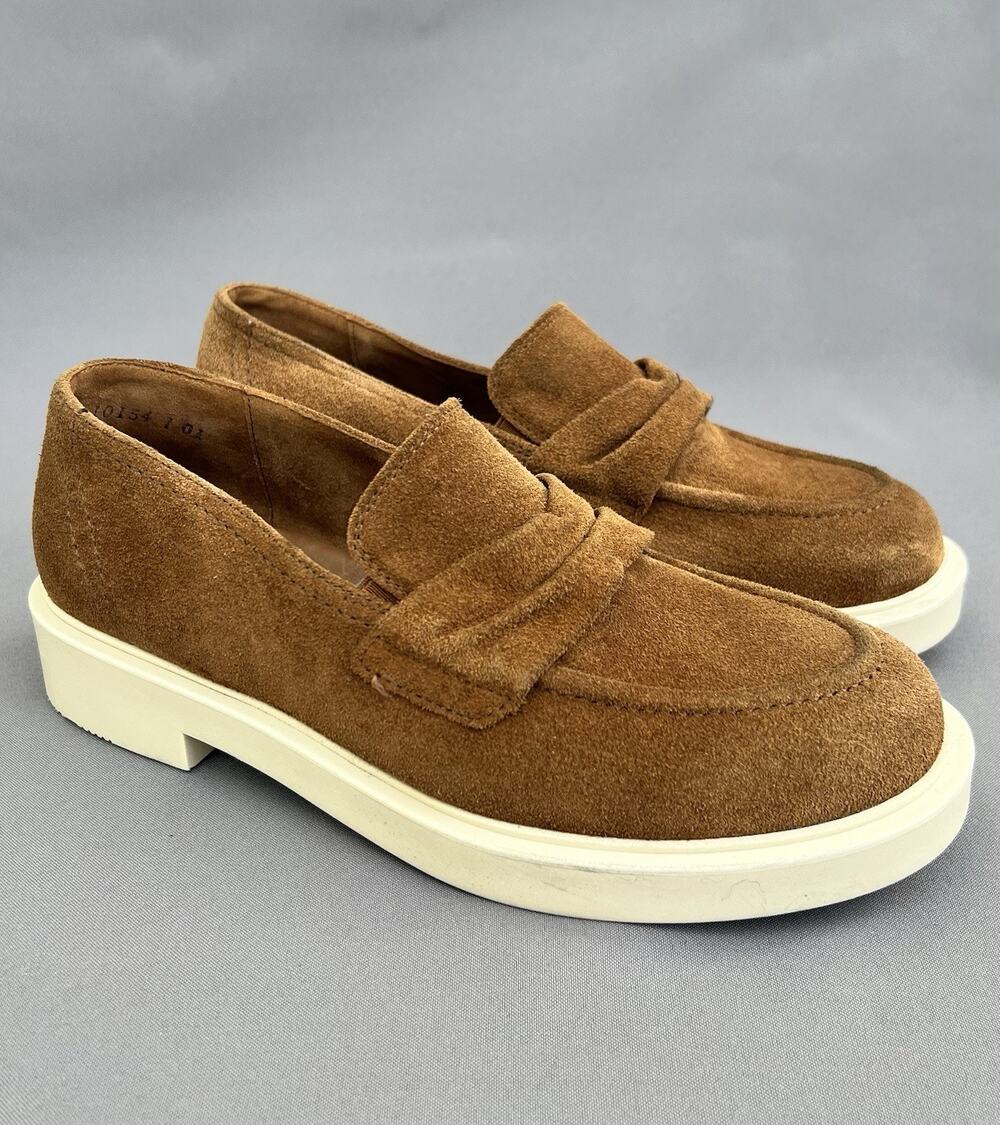 PAUL GREEN Sadie Brown Suede Loafers Women's Size 6.5 US